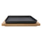 REGENT COOKWARE CAST IRON RECTANGULAR PLATTER ON A WOODEN BOARD, (270X180X35MM)