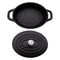 REGENT COOKWARE CAST IRON OVAL MINI POT WITH LID, 350ML (178/138X103X50MM)