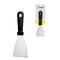 REGENT ANGLED GRIDDLE SCRAPER ST STEEL WITH BLACK PP HANDLE, (240X98X28MM)