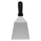 REGENT HAMBURGER SOLID BEVELLED TURNER ST STEEL WITH BLACK PP HANDLE, (275X90X28MM)