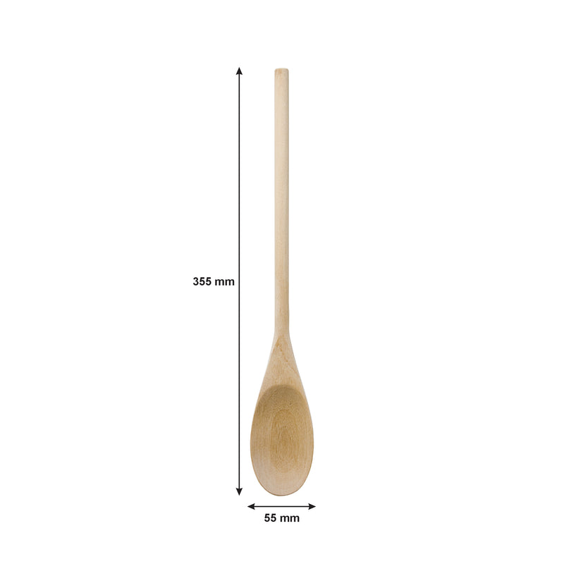 REGENT SPOON BEECHWOOD HEAVY DUTY, (355X55MM)