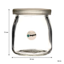 REGENT YOGHURT JAR WITH PLASTIC LID, 150ML (65MM DIAX72MM)