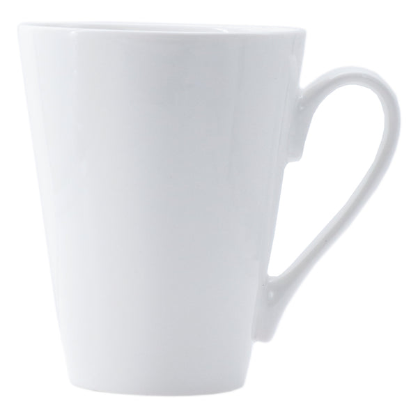 REGENT V-SHAPE NBC SUPER WHITE COFFEE MUG, 320ML (103X85MM DIA)