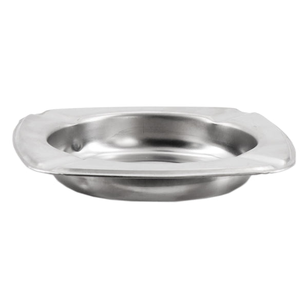 REGENT ASHTRAY SQUARE STAINLESS STEEL, (110X110X20MM)