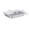 REGENT RECTANGULAR ROASTING/BAKING DISH STAINLESS STEEL, (260X200X55MM)