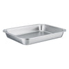 REGENT RECTANGULAR ROASTING/BAKING DISH STAINLESS STEEL, (355X275X55MM)