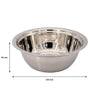 REGENT DEEP MIXING BOWL STAINLESS STEEL, 2.85LT (268MM DIAX95MM)