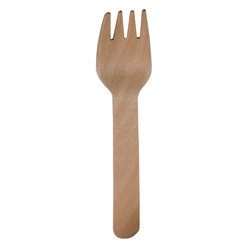 REGENT DISPOSABLE WOODEN FORKS 24PCS, (160X26MM)