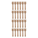 REGENT DISPOSABLE WOODEN FORKS 24PCS, (160X26MM)