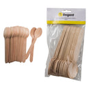 REGENT DISPOSABLE WOODEN SPOONS 24PCS, (160X34MM)