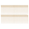 REGENT DISPOSABLE BAMBOO FOOD PADDLE PICKS 50PCS, (120MM)