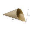 REGENT DISPOSABLE WOODEN CONES 20PCS, (155MMX110MM)