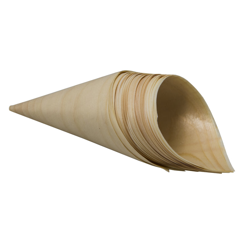 REGENT DISPOSABLE WOODEN CONES 20PCS, (155MMX110MM)