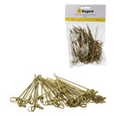 REGENT DISPOSABLE BAMBOO KNOT PICKS 50PCS, (90MM)