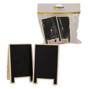 REGENT DISPOSABLE WOODEN A FRAME BLACKBOARD STANDS 2PCS, (120X75MM)