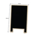 REGENT DISPOSABLE WOODEN A FRAME BLACKBOARD STANDS 2PCS, (120X75MM)