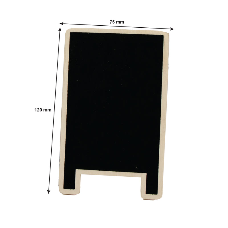 REGENT DISPOSABLE WOODEN A FRAME CHALKBOARD STANDS 2PCS, (120X75MM)