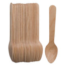 REGENT DISPOSABLE WOODEN TEASPOONS 24PCS, (110X23MM)