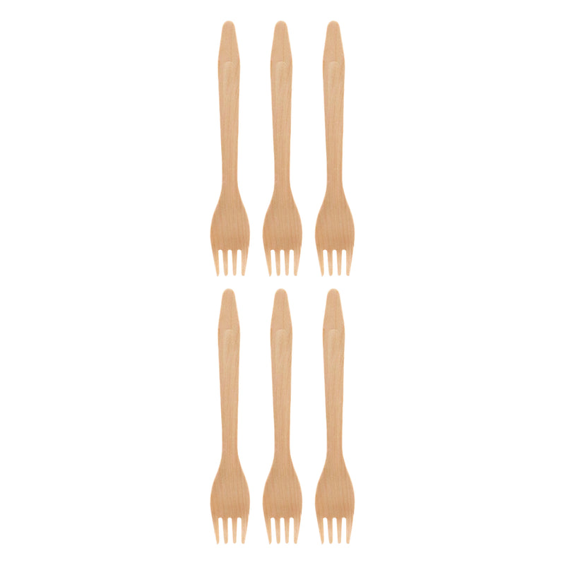 REGENT DISPOSABLE BAMBOO CUTLERY 18PCS SET, (6 SPOONS, 6 KNIVES & 6 FORKS)