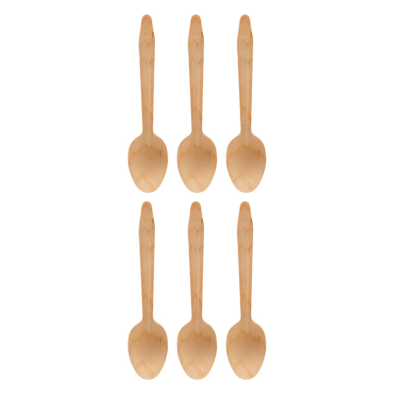 REGENT DISPOSABLE BAMBOO CUTLERY 18PCS SET, (6 SPOONS, 6 KNIVES & 6 FORKS)