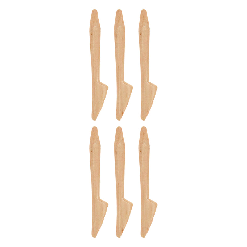 REGENT DISPOSABLE BAMBOO CUTLERY 18PCS SET, (6 SPOONS, 6 KNIVES & 6 FORKS)