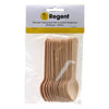 REGENT DISPOSABLE BAMBOO MINI COCKTAIL TEASPOONS 20PCS, (110MM)