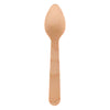 REGENT DISPOSABLE BAMBOO MINI COCKTAIL TEASPOONS 20PCS, (110MM)