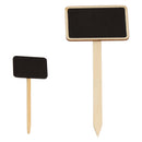 REGENT DISPOSABLE WOODEN BLACKBOARD PICKS 7PCS MIXED PACK, 4 SMALL & 3 LARGE, (87MM/150MM)