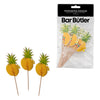 BAR BUTLER FOLD OUT PINEAPPLE COCKTAIL PICKS 12PCS, (150MM)