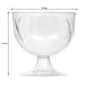 REGENT DISPOSABLE PLASTIC STEMMED CUPS 5 PCS, (74X75MM DIA)