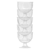 REGENT DISPOSABLE PLASTIC STEMMED CUPS 5 PCS, (74X75MM DIA)