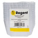 REGENT DISPOSABLE PLASTIC CUPS RECTANGULAR FLUTED 10PCS, (84X63X48MM)