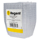 REGENT DISPOSABLE PLASTIC CUPS RECTANGULAR FLUTED 10PCS, (84X63X48MM)