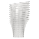 REGENT DISPOSABLE PLASTIC CUPS TRUMPET 10PCS, (86MM DIAX80MM)