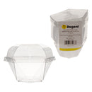 REGENT DISPOSABLE PLASTIC CUPS TAPERED PLAIN WITH DOME LID 10SETS, 100ML (55X55X60MM)