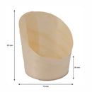 REGENT DISPOSABLE WOODEN CUPS 10PCS, (70MM DIAX30/65MM)