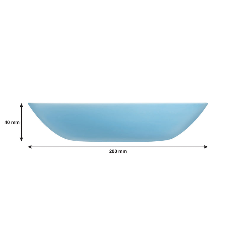 LUMINARC OPAL BLUE SOUP BOWL, 780ML (200MM DIA)