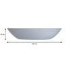 LUMINARC OPAL GREY SOUP BOWL, 780ML (200MM DIA)