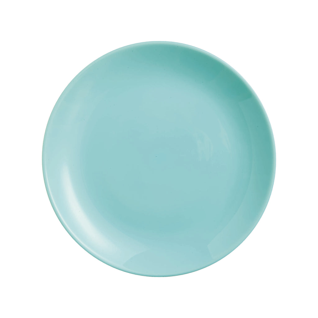 LUMINARC OPAL TURQUOISE SIDE PLATE, (190MM DIA)