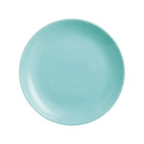 LUMINARC OPAL TURQUOISE SIDE PLATE, (190MM DIA)