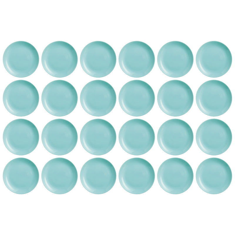 LUMINARC OPAL TURQUOISE SIDE PLATE, (190MM DIA)