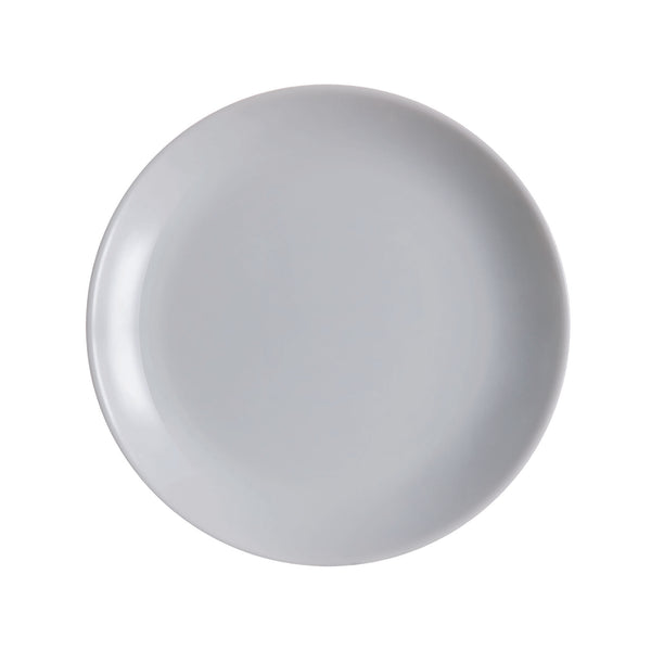 LUMINARC OPAL GREY DINNER PLATE, (270MM DIA)