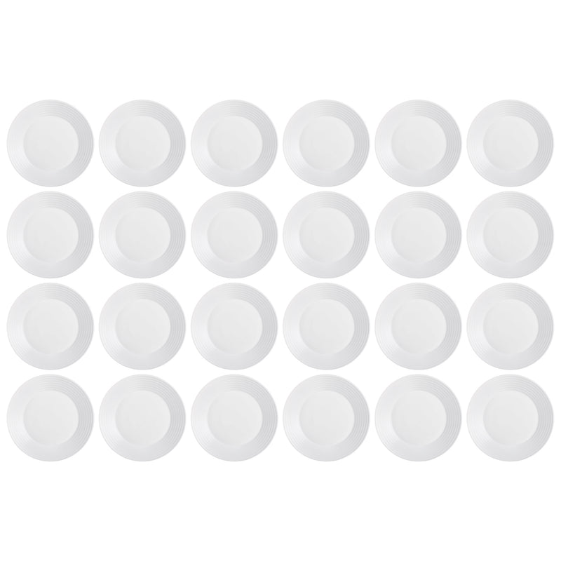 LUMINARC STAIRO WHITE OPAL TEMPERED DINNER PLATE, (250MM DIA)