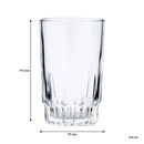 ARCOPAL LANCIER TEMPERED GLASS TUMBLER 6 PACK, (270ML)