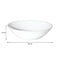 LUMINARC STAIRO WHITE OPAL TEMPERED GLASS MULTI-PURPOSE BOWL, 450ML (160MM DIA)