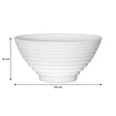 LUMINARC STAIRO WHITE OPAL TEMPERED GLASS RICE BOWL, 300ML (120MM DIA)