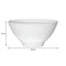 LUMINARC STAIRO WHITE OPAL TEMPERED GLASS RICE BOWL, 300ML (120MM DIA)