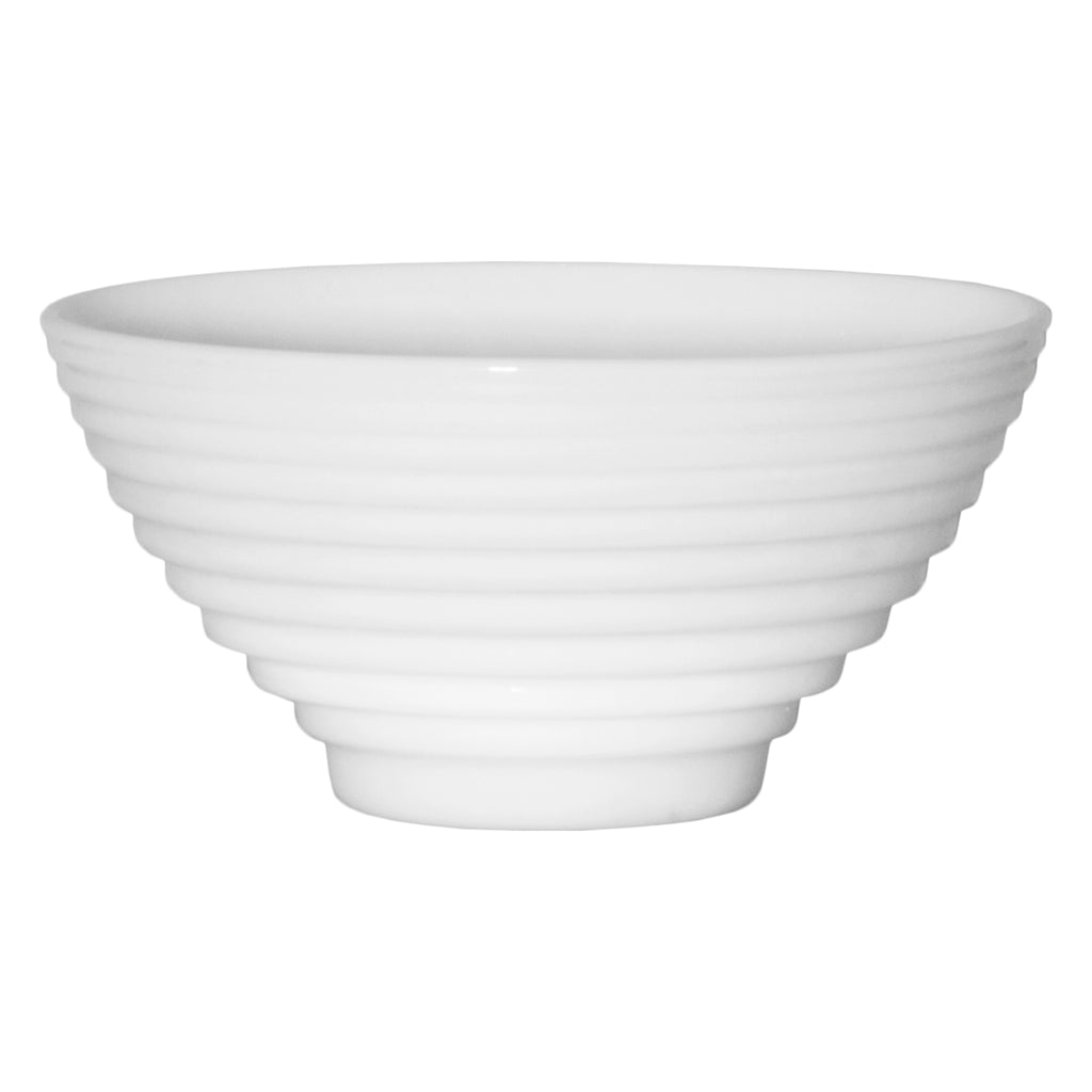 LUMINARC STAIRO WHITE OPAL TEMPERED GLASS RICE BOWL, 300ML (120MM DIA)