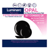 LUMINARC OPAL BLACK DINNERWARE 12 PIECE SET