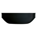 LUMINARC OPAL BLACK DINNERWARE 12 PIECE SET